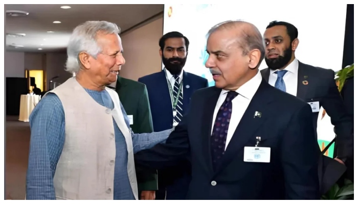 প্রধান উপদেষ্টার সঙ্গে পাকিস্তানের প্রধানমন্ত্রীর সাক্ষাৎ