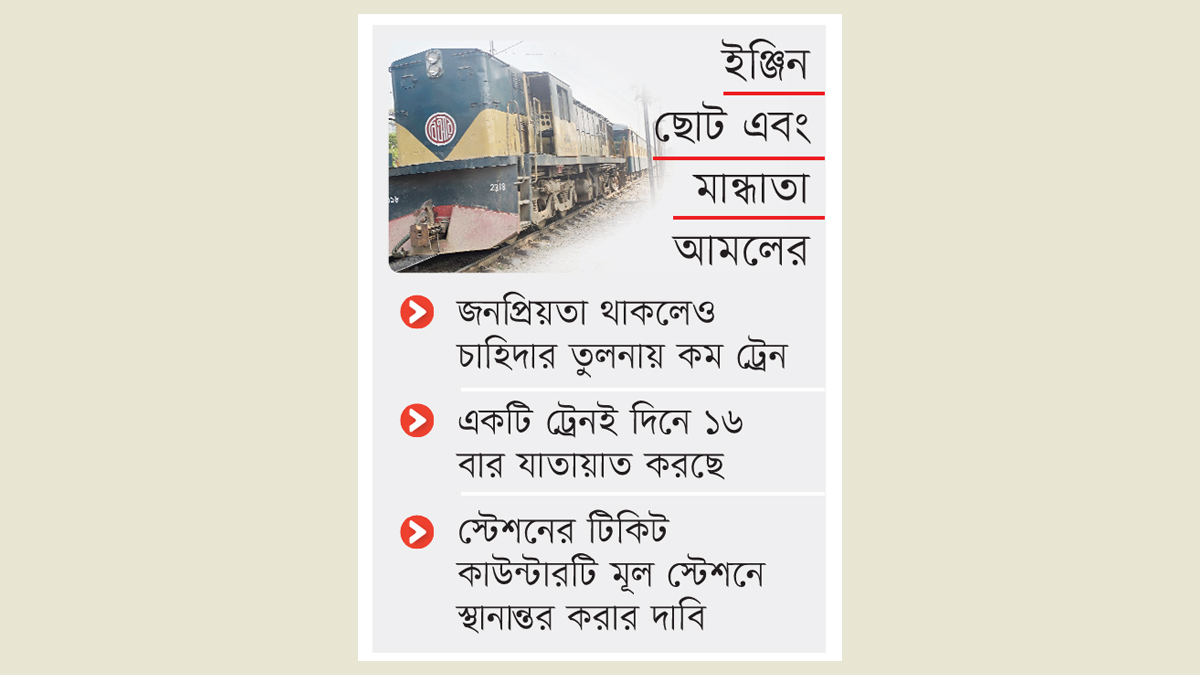 ঢাকা-নারায়ণগঞ্জ রুটে রেলভ্রমণে বিড়ম্বনা