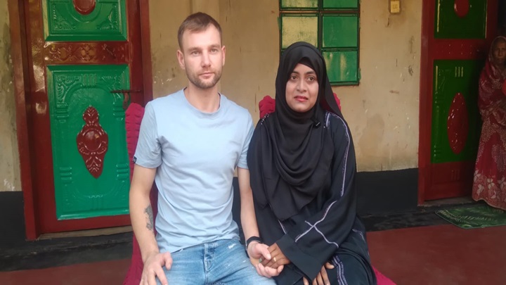প্রেমের টানে ব্রাহ্মণবাড়িয়ায় ইউক্রেনের যুবক