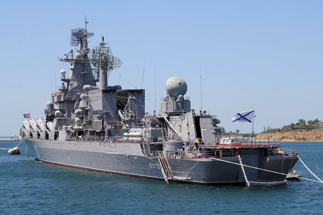 Sailors Still Battling Fire on Russian Cruiser Moskva, Says DOD Official > U.S. Department of Defense > Defense Department News