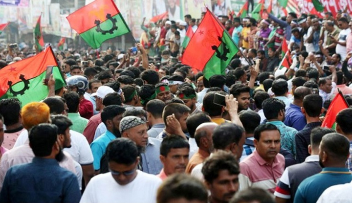 বিএনপির র‌্যালি শুরু
