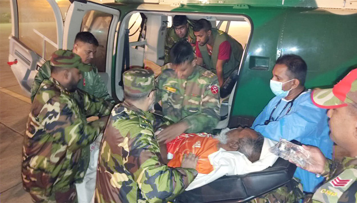 গুরুতর অসুস্থ আবু সাঈদের বাবা, সিএমএইচে ভর্তি