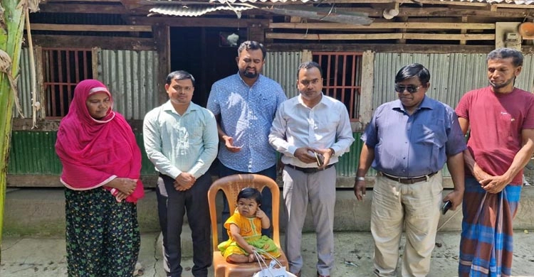 ২৮ ইঞ্চি মিলির পাশে মোরেলগঞ্জ উপজেলা প্রশাসন