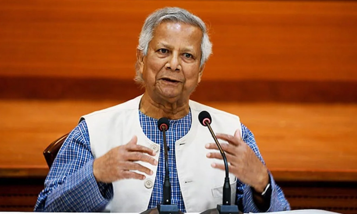 প্রধান উপদেষ্টা অধ্যাপক ড. মুহাম্মদ ইউনূস। ছবি- সংগৃহীত