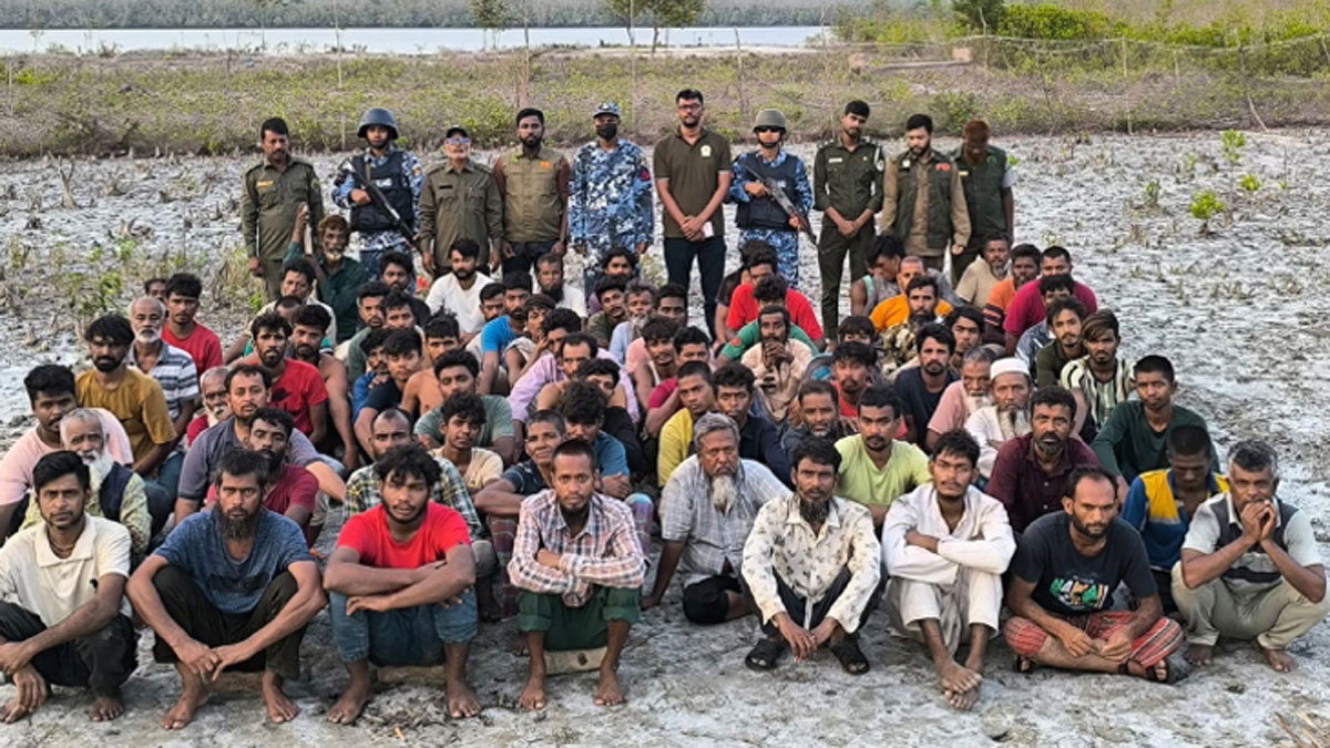 সুন্দরবনে ভারত থেকে পুশ-ইন ৭৮ জনকে পাঠানো হচ্ছে মোংলায়