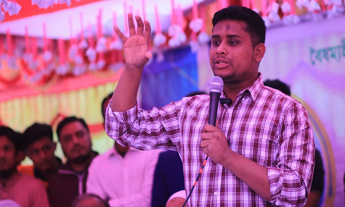 জাতীয় নাগরিক পার্টির মুখ্য সংগঠক হাসনাত আব্দুল্লাহ। ছবি- সংগৃহীত