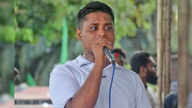 এনসিপির দক্ষিণাঞ্চলের মুখ্য সংগঠক হাসনাত আব্দুল্লাহ। ছবি- সংগৃহীত