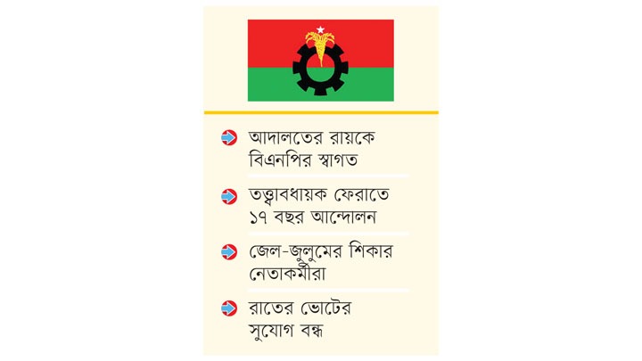 ভোটাধিকার ফিরায় খুশি বিএনপি