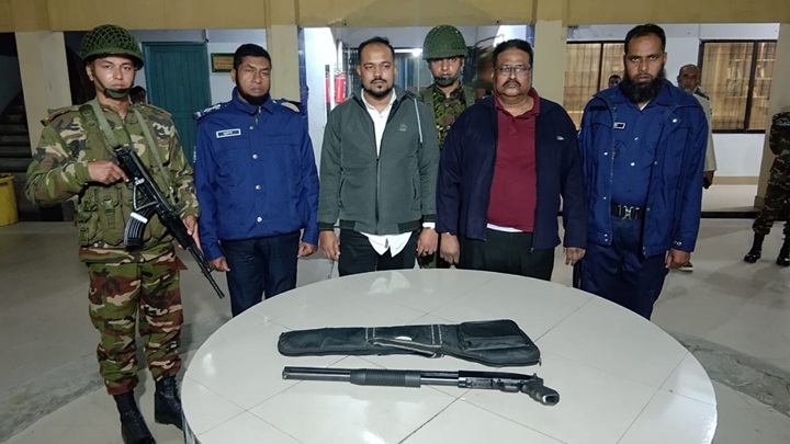 শটগানসহ ময়মনসিংহ মহানগর জাসদের সভাপতি আটক