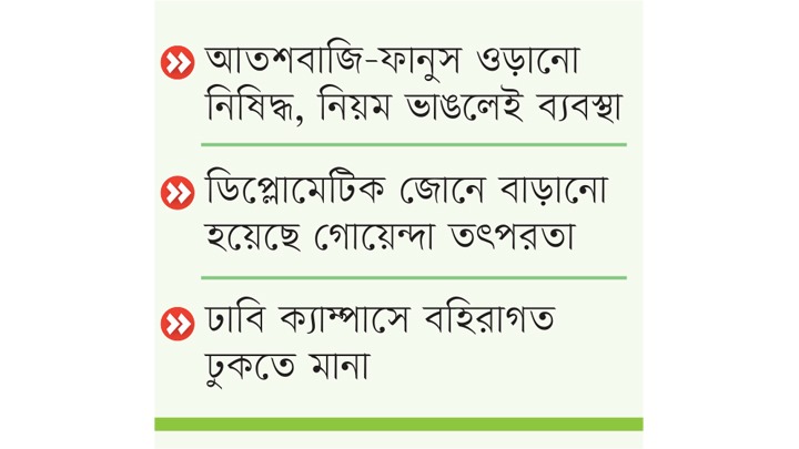 থার্টি ফার্স্ট নাইটে নিশ্ছিদ্র নিরাপত্তা