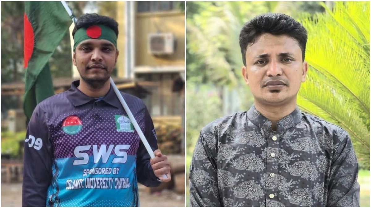 অভিযুদ্ধ ছাত্রদল নেতা উল্লাস মাহমুদ ও সাব্বির হোসেন। ছবি- সংগৃহীত