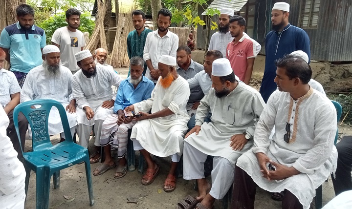 শহীদ মামুনের পরিবারের পাশে জামায়াত আমির