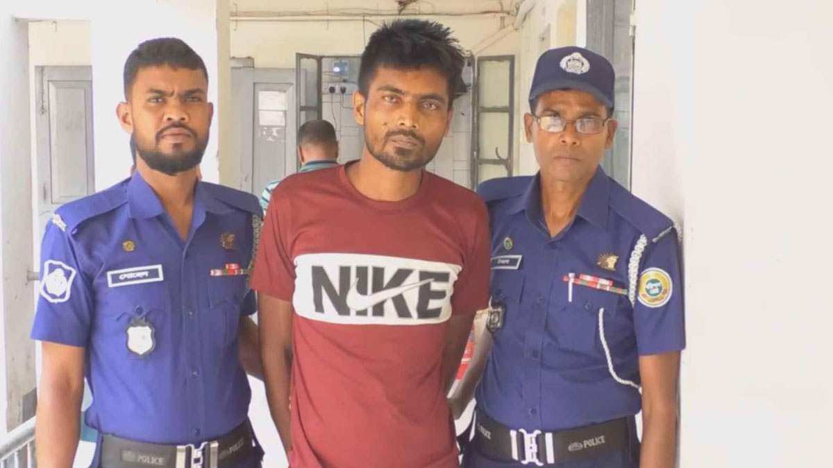বরিশালে পুলিশের ওপর হামলা করে পালানো আসামি গ্রেপ্তার 