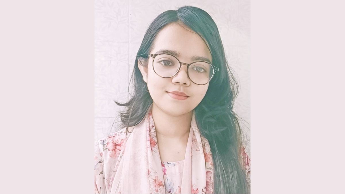 জগন্নাথ বিশ্ববিদ্যালয় শিক্ষার্থী মালিহা মেহনাজ। ছবি- সংগৃহীত