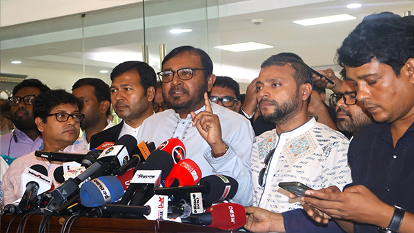 এবি পার্টির চেয়ারম্যান মজিবুর রহমান মঞ্জু। ছবি- রূপালী বাংলাদেশ