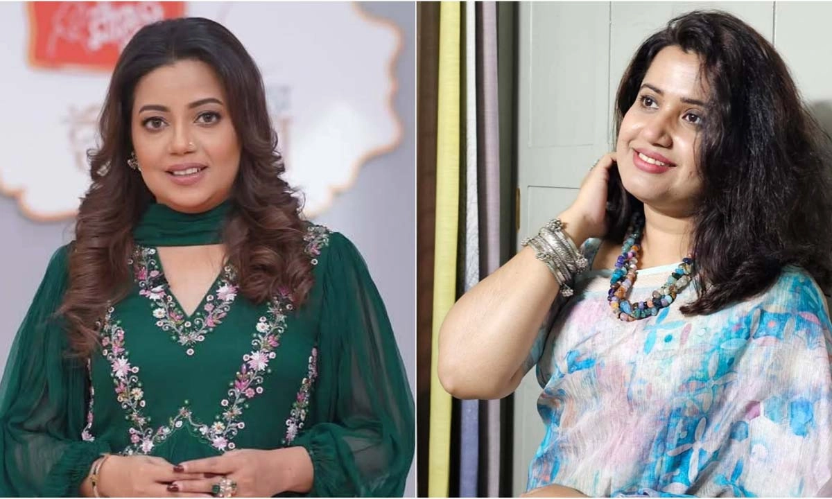 সংগীতশিল্পী দিলশাদ নাহার কনা ও সংগীতশিল্পী নাজমুন মুনিরা ন্যান্সি। ছবি- সংগৃহীত