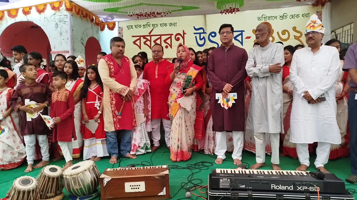 নড়াইলে বাংলা নববর্ষে আনন্দ শোভাযাত্রা