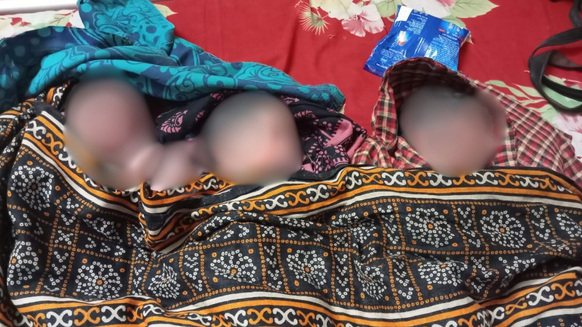 নরসিংদীতে একসঙ্গে তিন সন্তানের জন্ম দিলেন তানিয়া