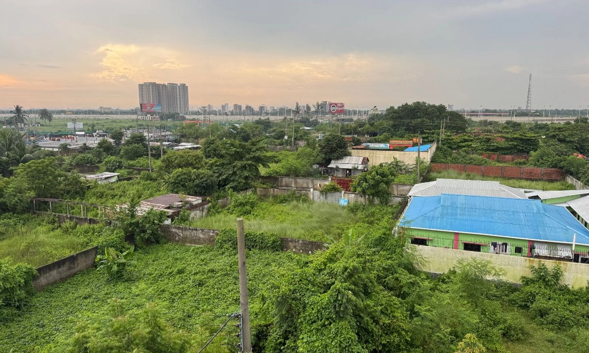 উপর থেকে পূর্বাচল। ছবি- রূপালী বাংলাদেশ