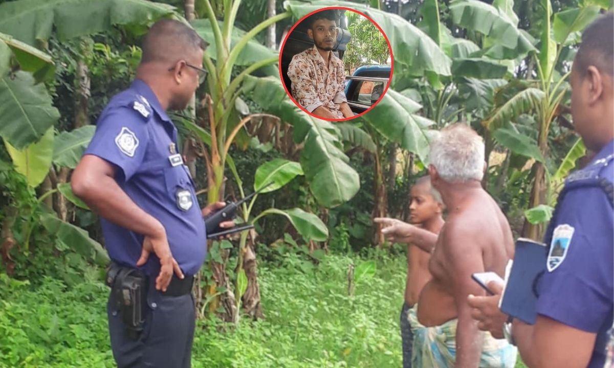 নাটোরে জমিজমা সংক্রান্ত বিরোধের এক নারীকে কুপিয়ে হত্যা। ছবি- রূপালী বাংলাদেশ