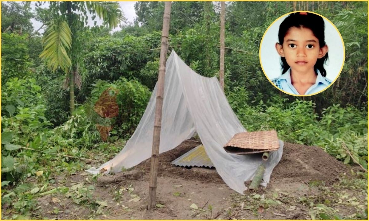 রাইসা মনির (৯)। ছবি- রূপালী বাংলাদেশ