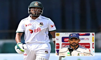 এনামুল হক বিজয় ও নাজমুল হোসেন শান্ত। ছবি- সংগৃহীত