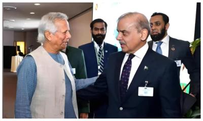 প্রধান উপদেষ্টার সঙ্গে পাকিস্তানের প্রধানমন্ত্রীর সাক্ষাৎ