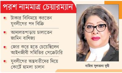 যুবলীগের অঘোষিত চেয়ারম্যান ছিলেন যূথী