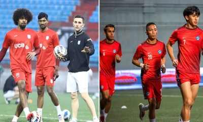 ১০ জুন ঢাকার জাতীয় স্টেডিয়ামে সিঙ্গাপুরের মুখোমুখি হবে বাংলাদেশ ফুটবল দল। ছবি: সংগৃহীত