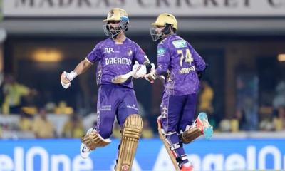 চেন্নাইয়ের বিপক্ষে ব্যাটিংয়ে কলকাতা 