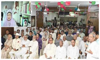 বিএনপি নেতাকর্মীদের সঙ্গে বেগম খালেদা জিয়ার ঈদ শুভেচ্ছা বিনিময়