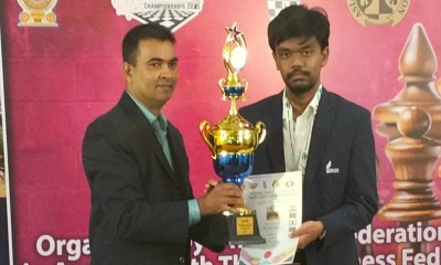 এশিয়ান জুনিয়র দাবায় চ্যাম্পিয়ন তাহসিন