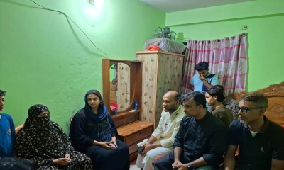 শহিদ শাহিনের পরিবারের পাশে জাতীয় যুবশক্তি