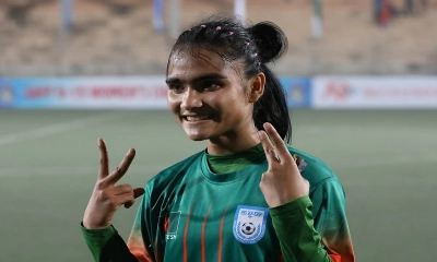 বাংলাদেশের ফুটবলার মোসাম্মৎ সাগরিকা। ছবি- সংগৃহীত