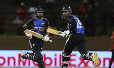 গায়ানাকে হারিয়ে প্রথম জয়ের স্বাদ পেল রংপুর