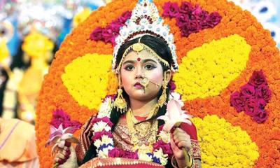 মহাঅষ্টমী ও কুমারী পূজা আজ