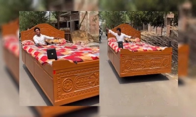 সোশ্যাল মিডিয়ায় ভাইরাল  ‌‘চলমান-খাট’ জব্দ