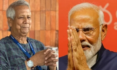 দুই দেশের মিডিয়া আলোচনার কেন্দ্রবিন্দু ইউনূস-মোদি বৈঠক