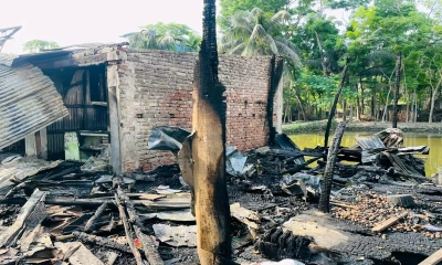 পটুয়াখালীতে অগ্নিকাণ্ডে পুড়ে গেল ১০টি ব্যবসাপ্রতিষ্ঠান