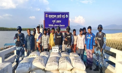 টেকনাফে ৬০০ বস্তা সার পাচারের চেষ্টা, গ্রেপ্তার ১০