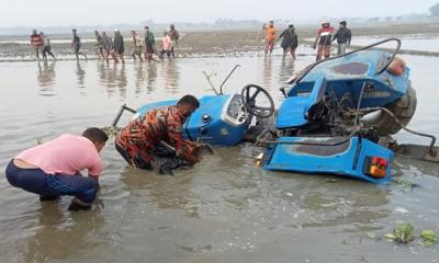কলমাকান্দায় লরি উল্টে চালক নিহত