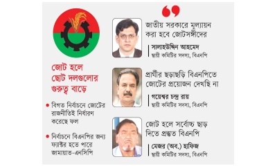 জোট ছেড়ে এবার একাই ভোটে লড়বে বিএনপি