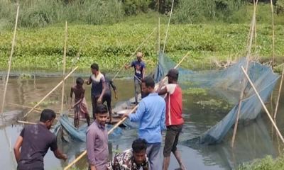 তিতাসে অভিযান, সাড়ে চার হাজার মিটার রিং জাল ধ্বংস