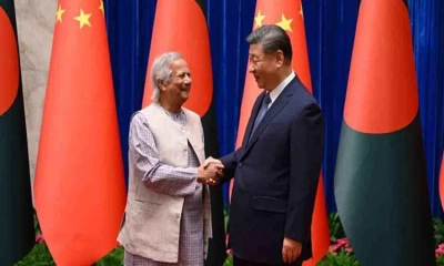 শান্তি ও স্থিতিশীলতা প্রতিষ্ঠায় চীনের বড় ভূমিকা চান ড. মুহাম্মদ ইউনূস