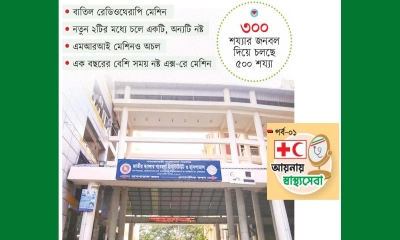 ক্যানসার হাসপাতাল নিজেই রোগী