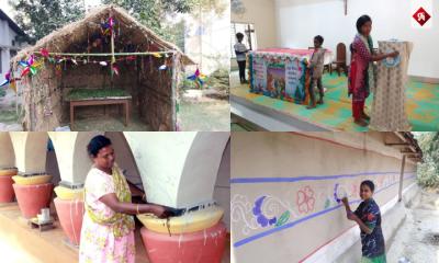 বড়দিন উপলক্ষে উৎসব মুখর ফুলবাড়ী খ্রিস্টান পল্লী