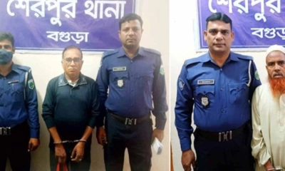 বগুড়ায় নাশকতা মামলায় আ’লীগের ২ নেতা গ্রেফতার