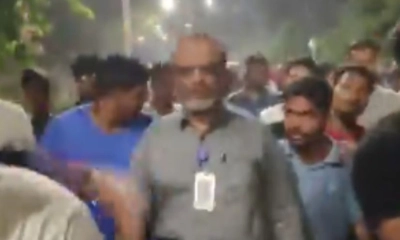 ঢাবি শিক্ষার্থী হত্যা, ভিসির নেতৃত্বে শিক্ষার্থীদের বিক্ষোভ