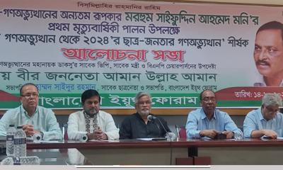 অন্তর্বর্তী সরকার মুখ থুবড়ে পড়লে গণতন্ত্র পুনরুদ্ধার বিলম্ব হবে: আমান