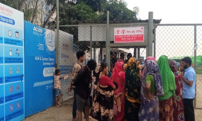 শাকিব খানের কোম্পানির গেটে তালা দিয়ে মানববন্ধন